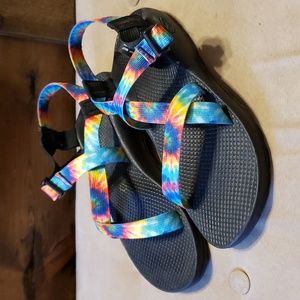 Chaco Z1 Classic Tye Dye Rainbow Size 10